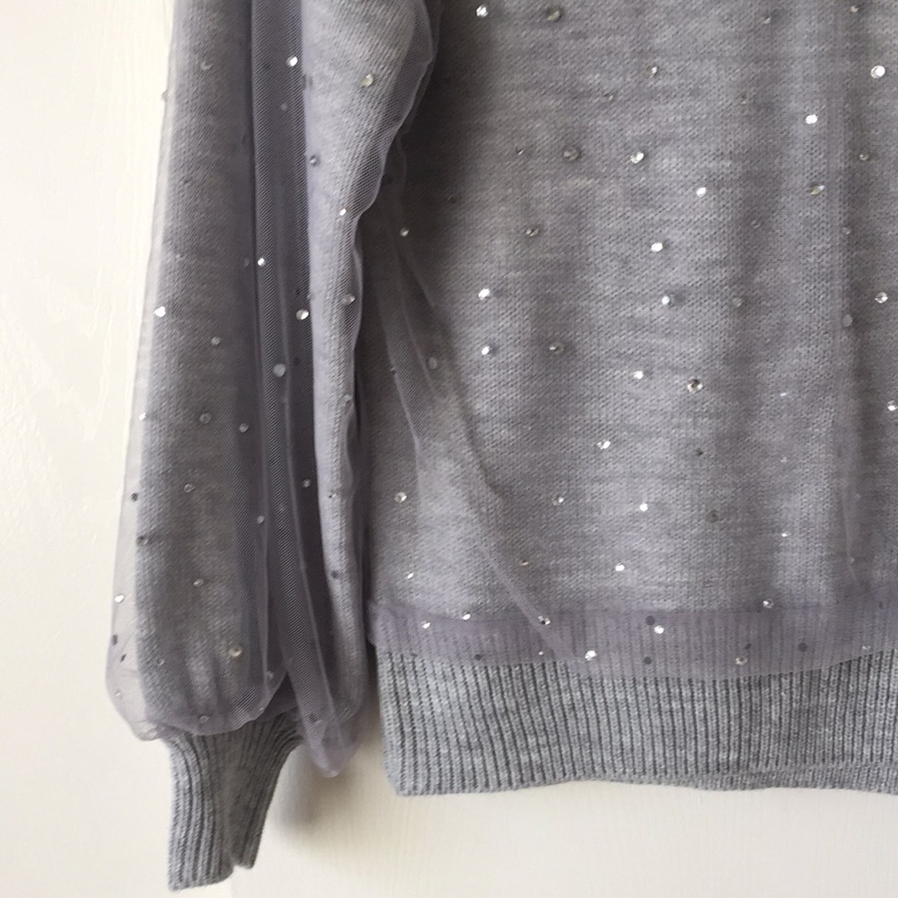Embellished Sheer Top - Picture 3 of 7